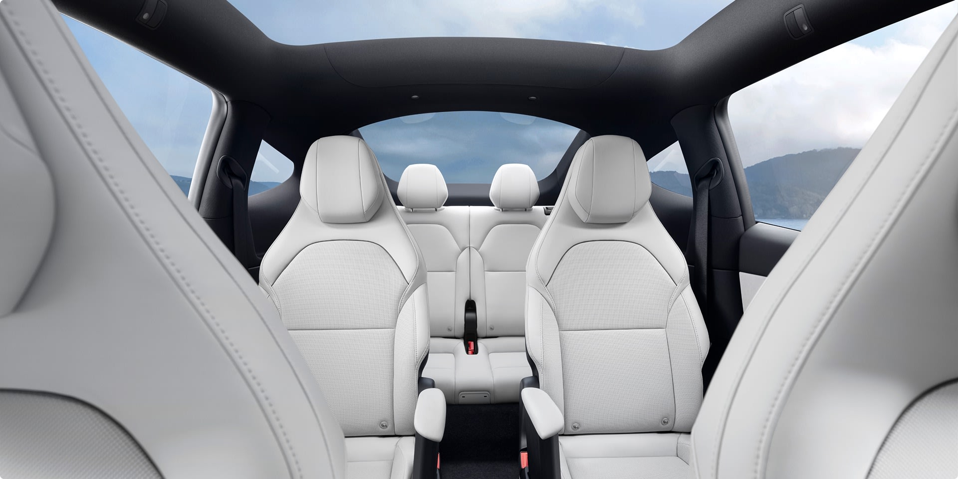 Interior of Model Y L with three rows and six seats